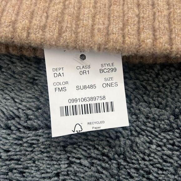 J. Crew Factory Colorful Striped Beanie Cap One Size - Picture 3 of 3